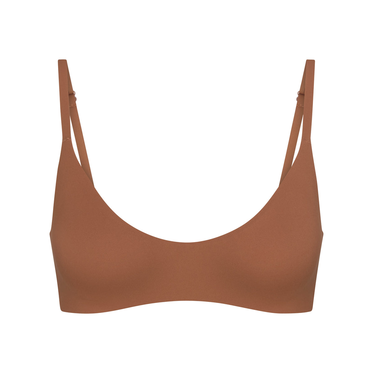 NikeSKIMS MATTE MICRO SCOOP BRA | CAROB BROWN