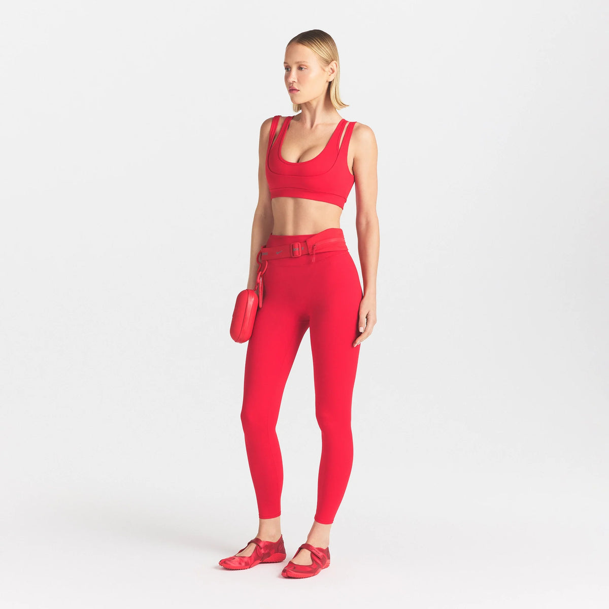 NikeSKIMS MATTE 26" LEGGING | UNIVERSITY RED