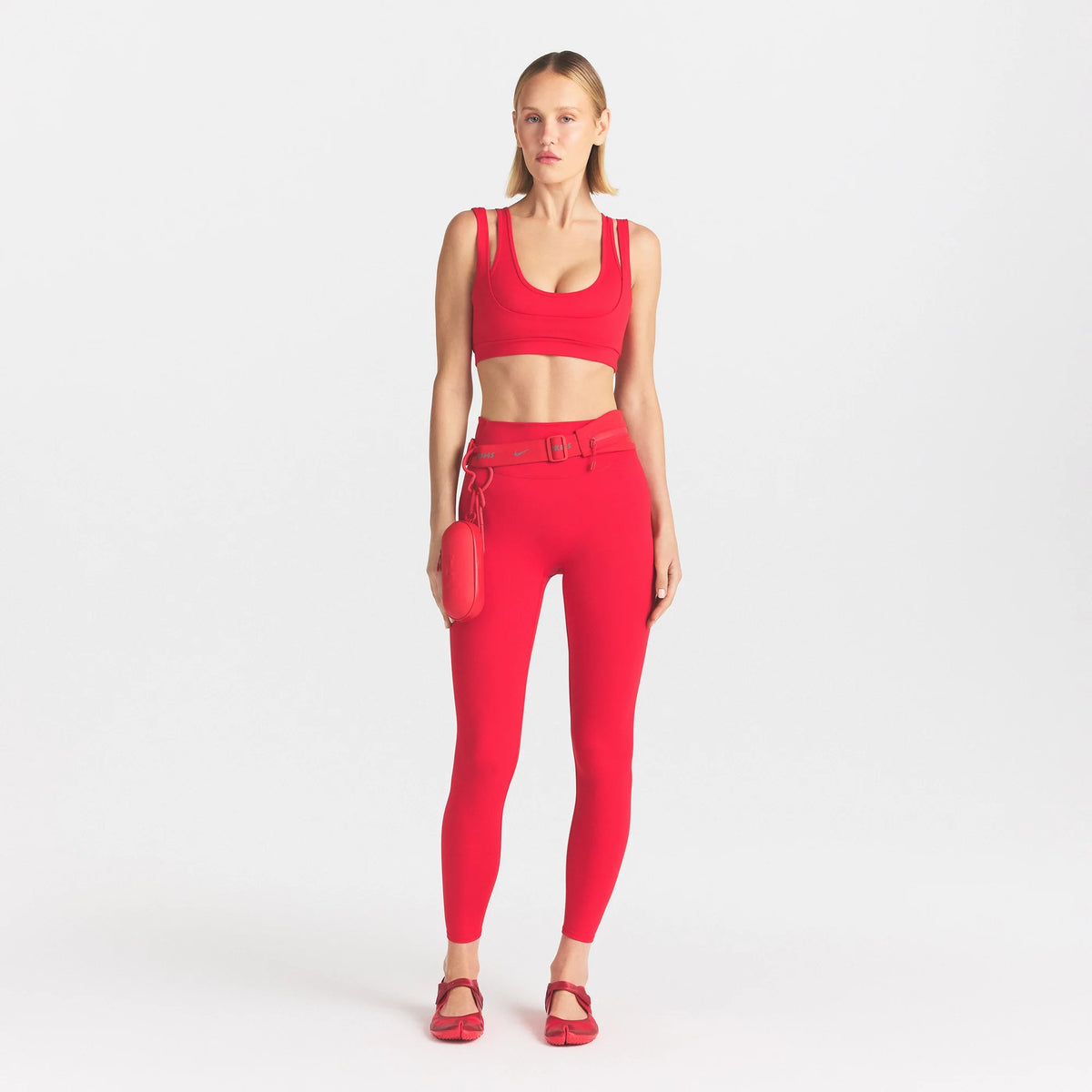 NikeSKIMS MATTE 26" LEGGING | UNIVERSITY RED
