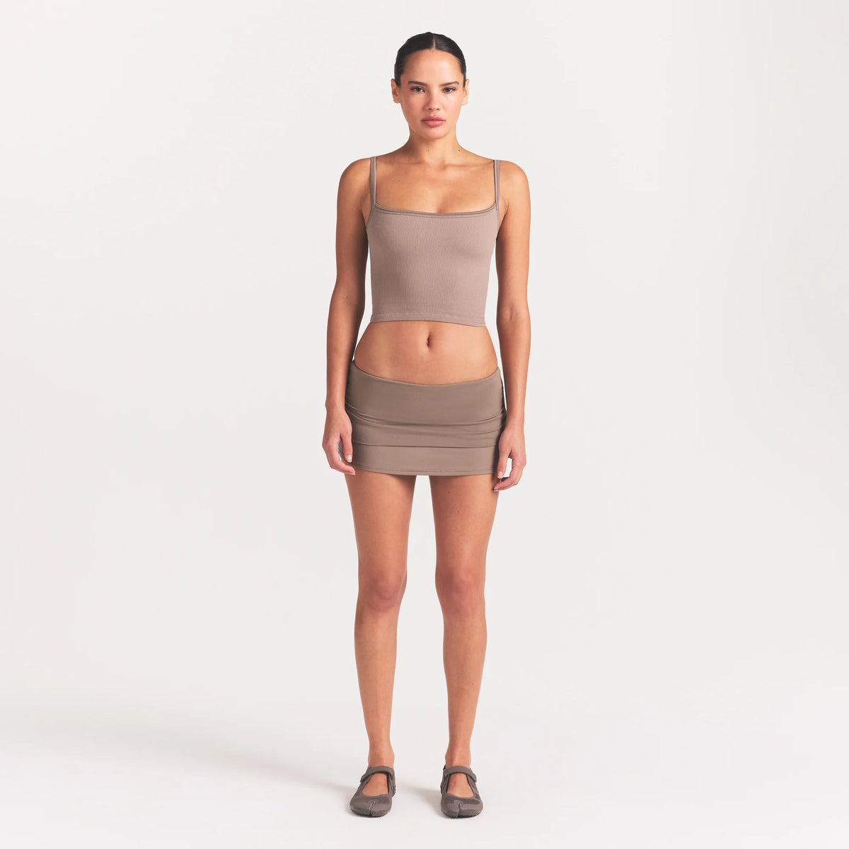 NikeSKIMS AIRY DRI-FIT FOLDOVER SKORT | DRIFTWOOD