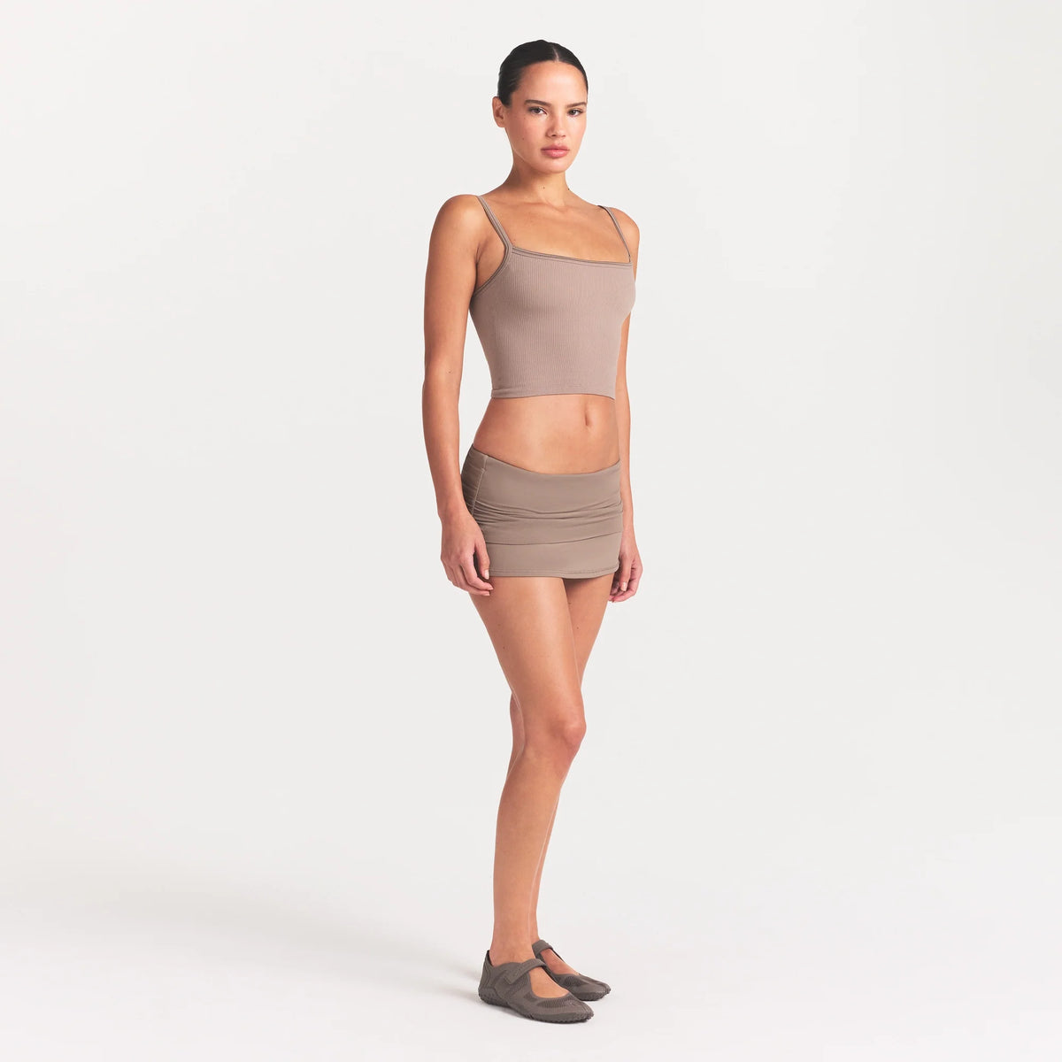 NikeSKIMS AIRY DRI-FIT FOLDOVER SKORT | DRIFTWOOD