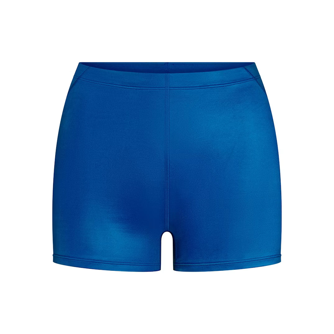 NikeSKIMS SATIN SHINE DRAWCORD BOY SHORT 2 INCH | NSKM COBALT