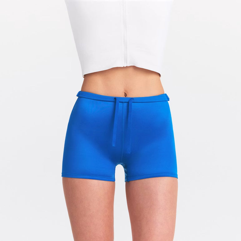 NikeSKIMS SATIN SHINE DRAWCORD BOY SHORT 2 INCH | NSKM COBALT