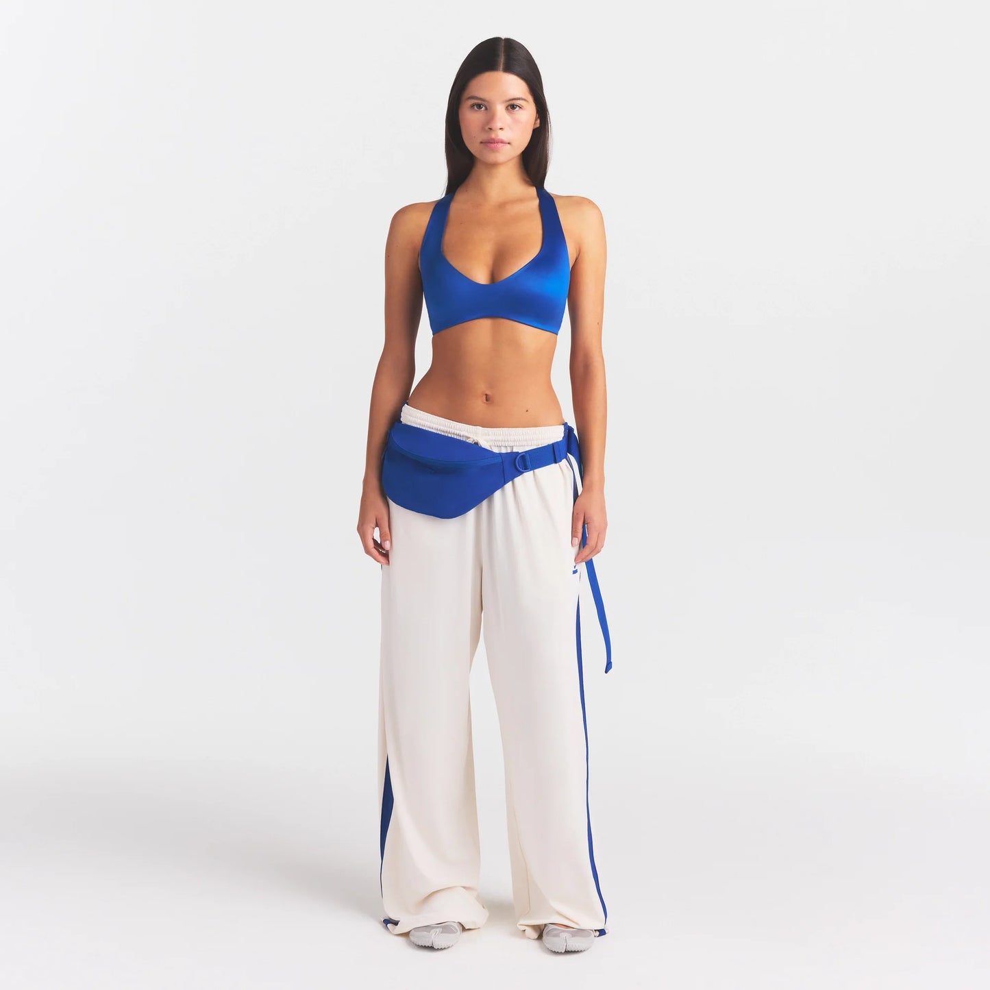 NikeSKIMS STRETCH KNIT WIDE LEG PANT | IVORY