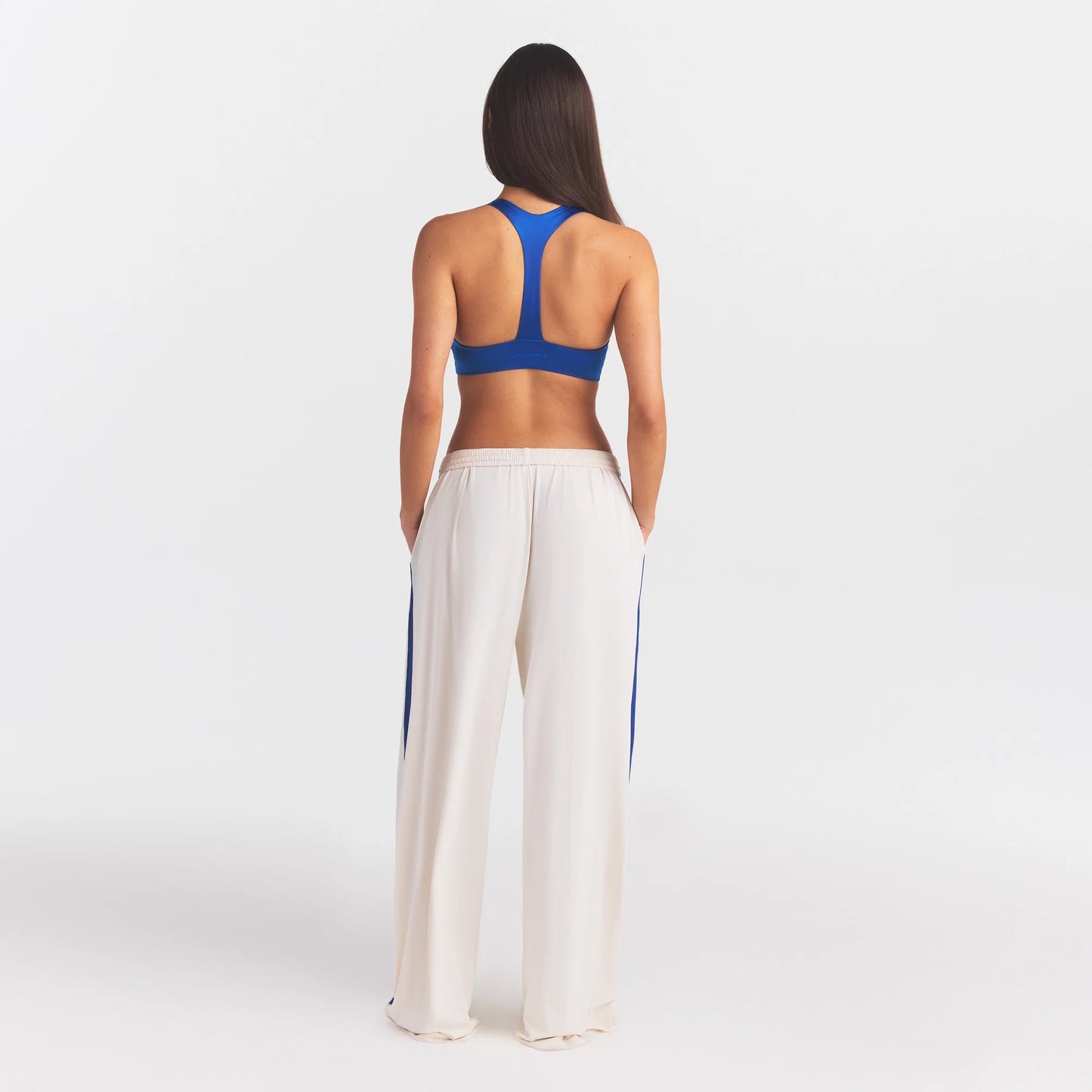NikeSKIMS STRETCH KNIT WIDE LEG PANT | IVORY