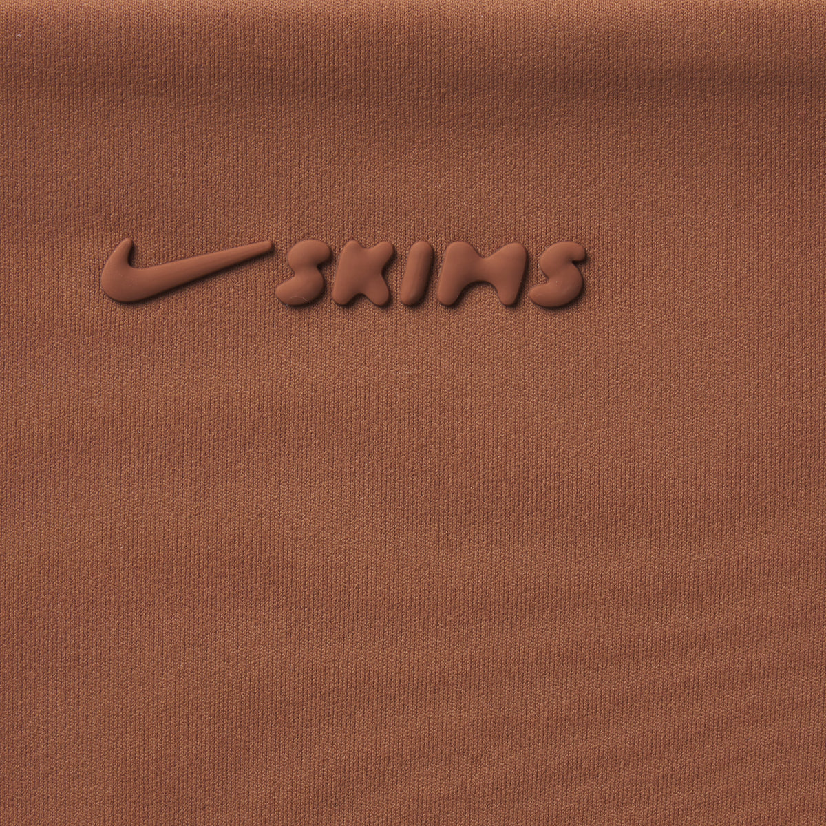 NikeSKIMS MATTE V-NECK BRA TOP | CAROB BROWN