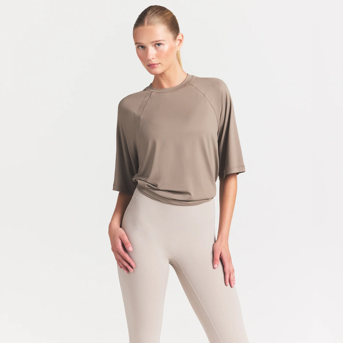 NikeSKIMS AIRY DRI-FIT OVERSIZED T-SHIRT | DRIFTWOOD