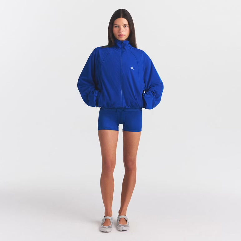 NikeSKIMS STRETCH NYLON OVERSIZED JACKET | NSKM COBALT