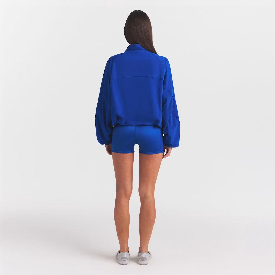 NikeSKIMS STRETCH NYLON OVERSIZED JACKET | NSKM COBALT