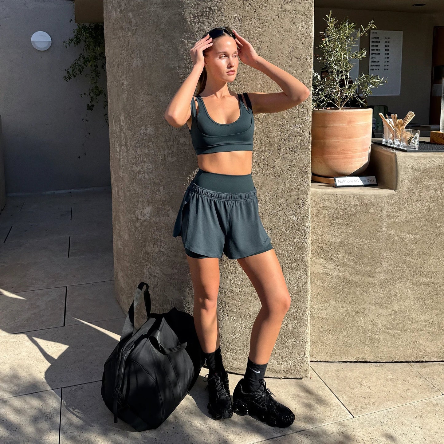 NikeSKIMS AIRY MINI SHORT | DARK TEAL