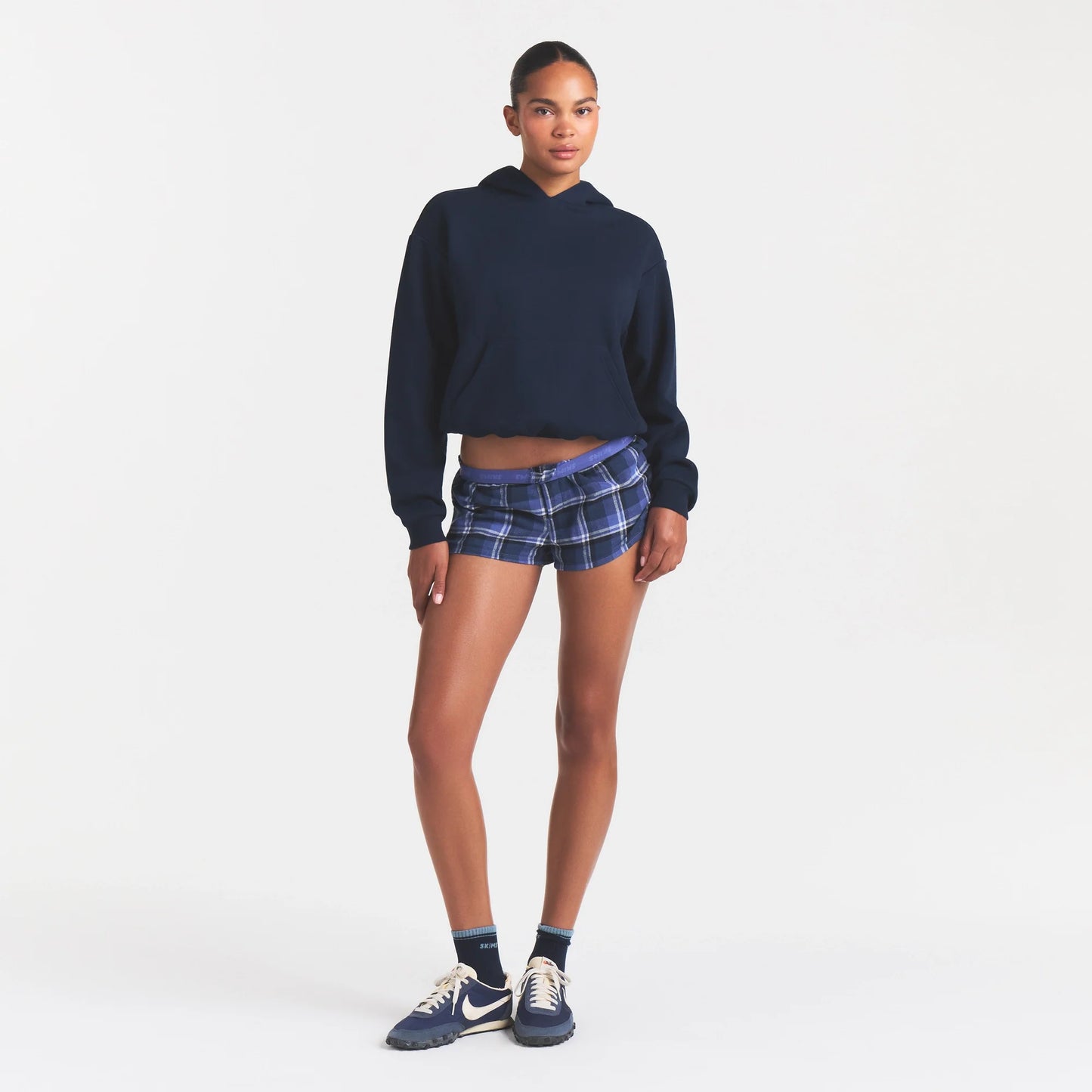 COTTON FLEECE CLASSIC HOODIE | NAVY