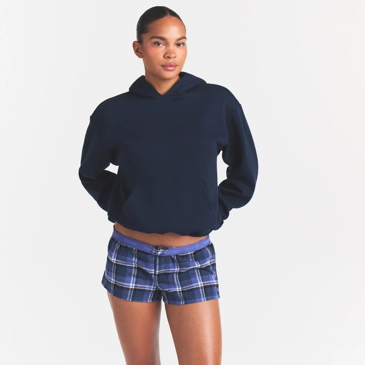 COTTON FLEECE CLASSIC HOODIE | NAVY