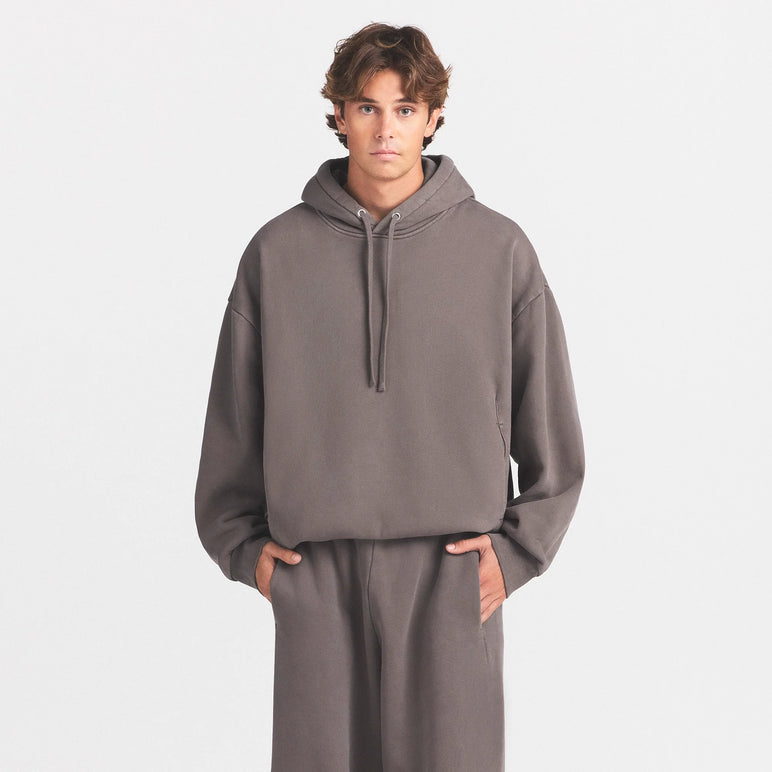 HEAVYWEIGHT FLEECE MENS HOODIE | STERLING