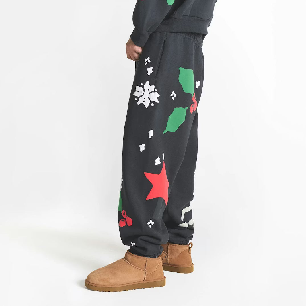 CACTUS PLANT FLEA MARKET X SKIMS HEAVYWEIGHT FLEECE MENS JOGGER | ONYX DOVE PRINT