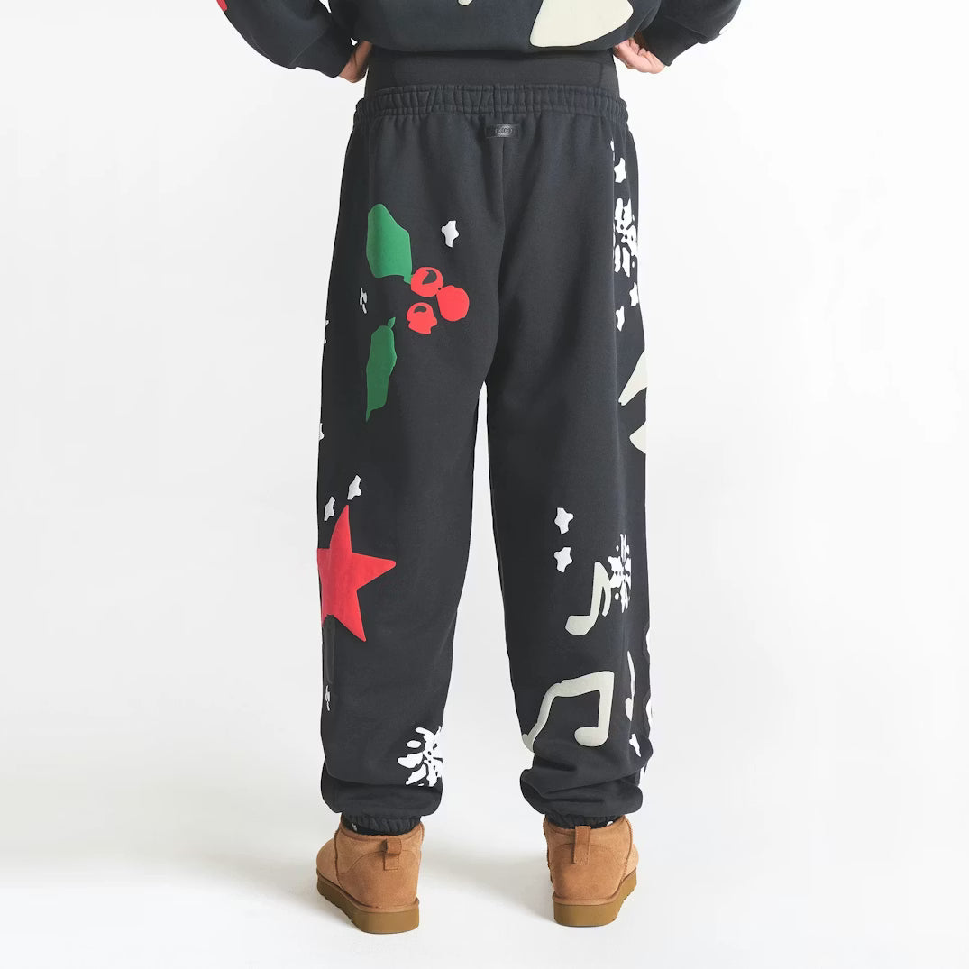 CACTUS PLANT FLEA MARKET X SKIMS HEAVYWEIGHT FLEECE MENS JOGGER | ONYX DOVE PRINT