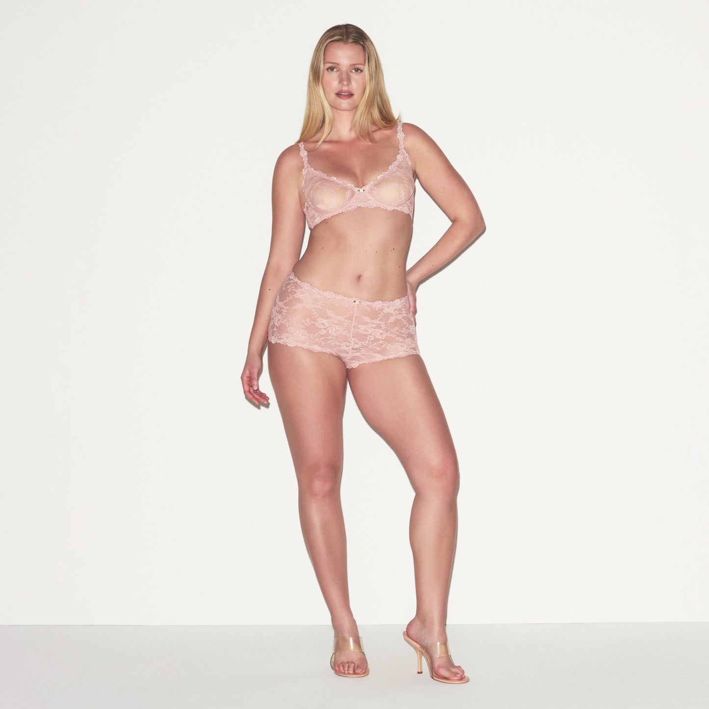 STRETCH LACE BOY SHORT | MORGANITE