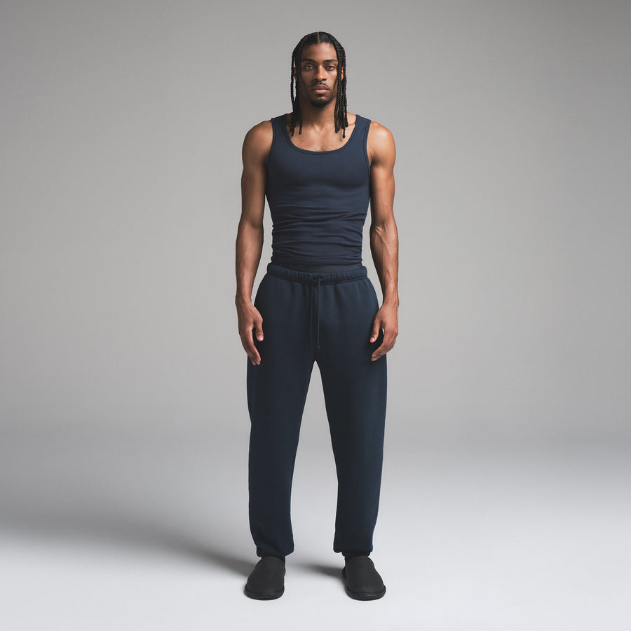 FLEECE LOUNGE MENS RELAXED JOGGER | NAVY