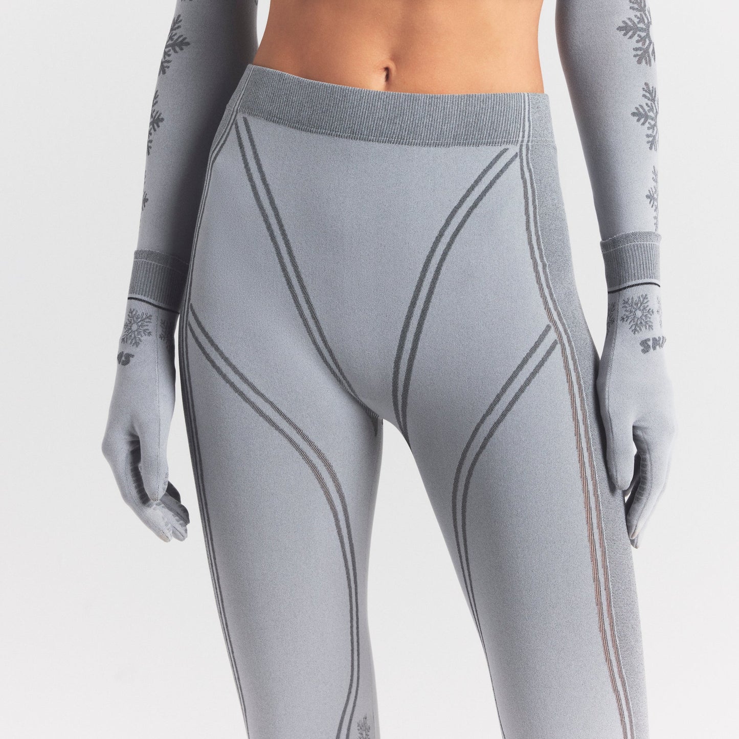 SKIMS FIRST LAYERS LEGGING | MIRROR WINTER FAIR ISLE