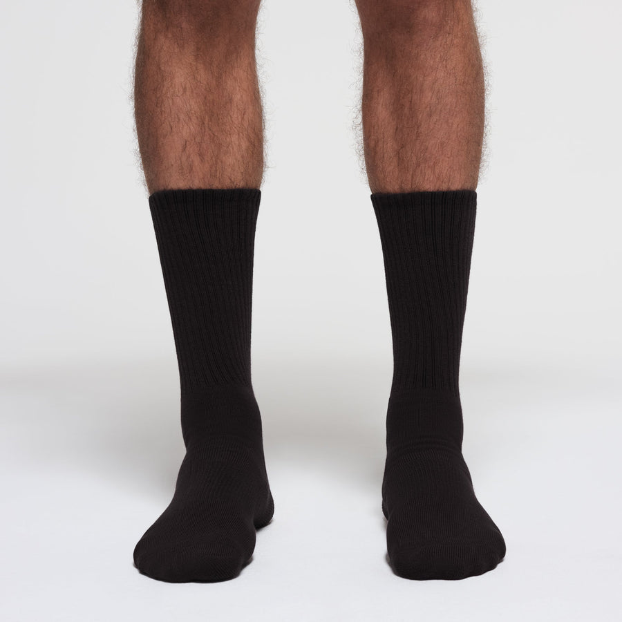 MENS TUBE CREW SOCK 3-PACK | ONYX