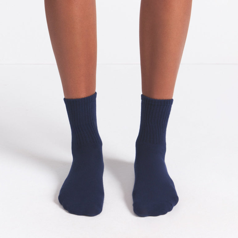 RIBBED CREW SOCK 3-PACK | ZEN BABY DEER MULTI