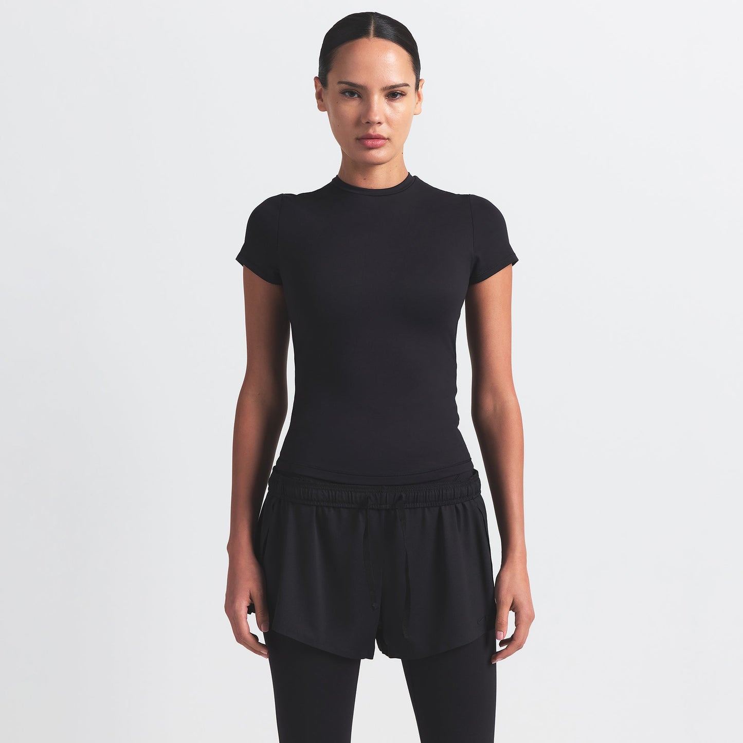 NikeSKIMS AIRY MINI SHORT | OBSIDIAN