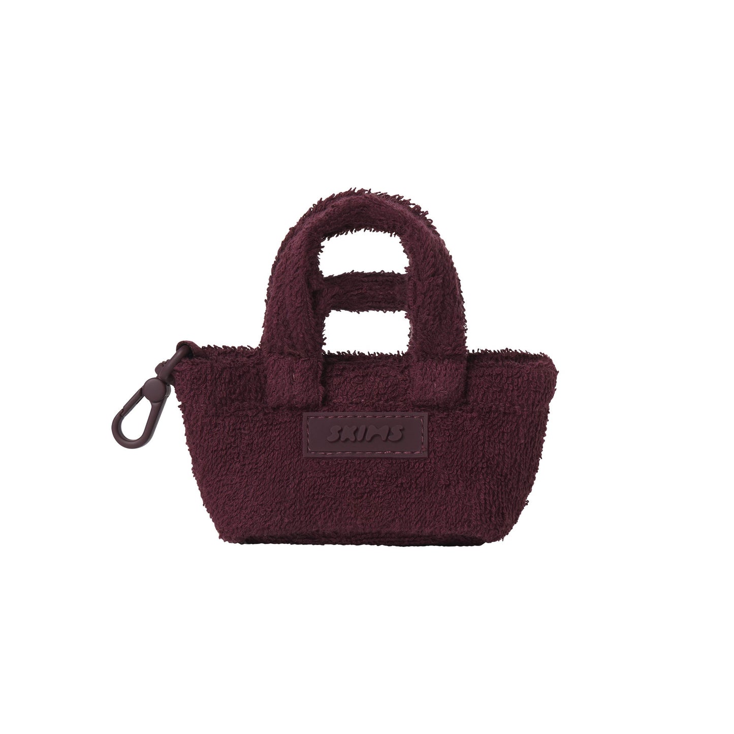 TERRY MICRO MINI TOTE KEYCHAIN | CURRANT