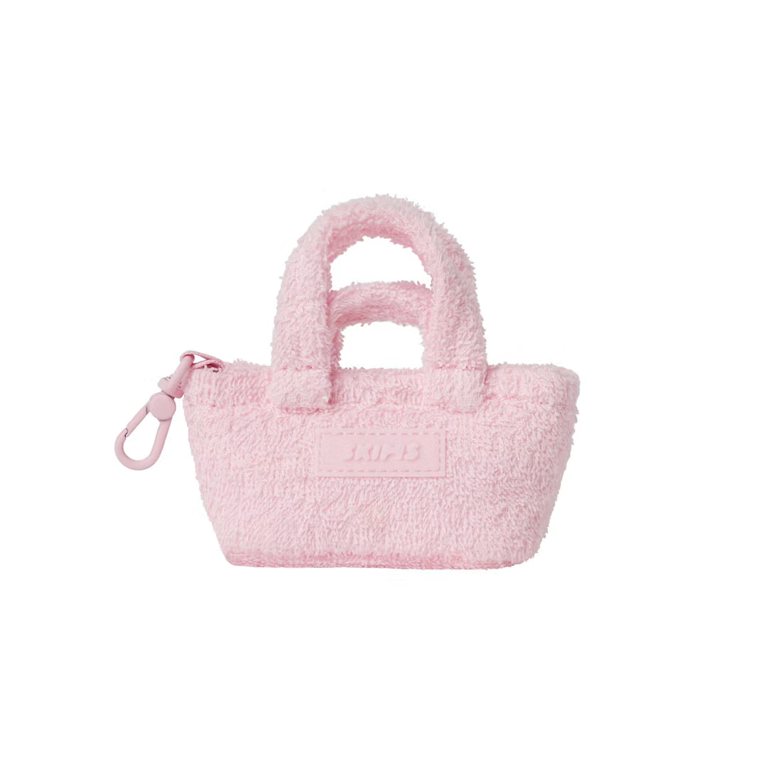 TERRY MICRO MINI TOTE KEYCHAIN | PEONY