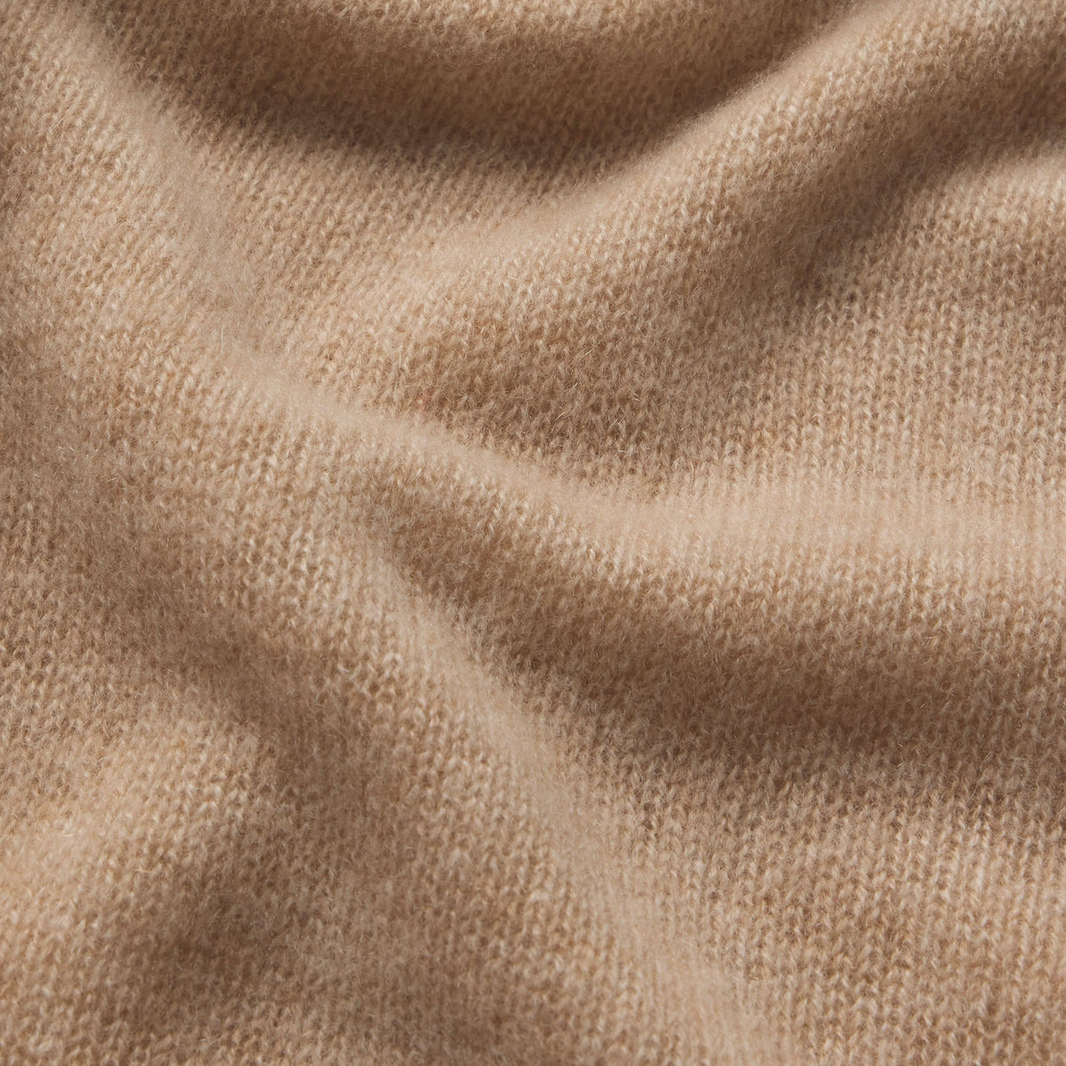 AIRY CASHMERE V-NECK PULLOVER | TOFFEE
