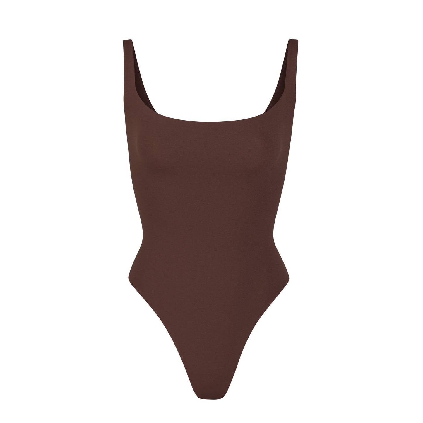 FITS EVERYBODY SQUARE NECK BODYSUIT | COCOA