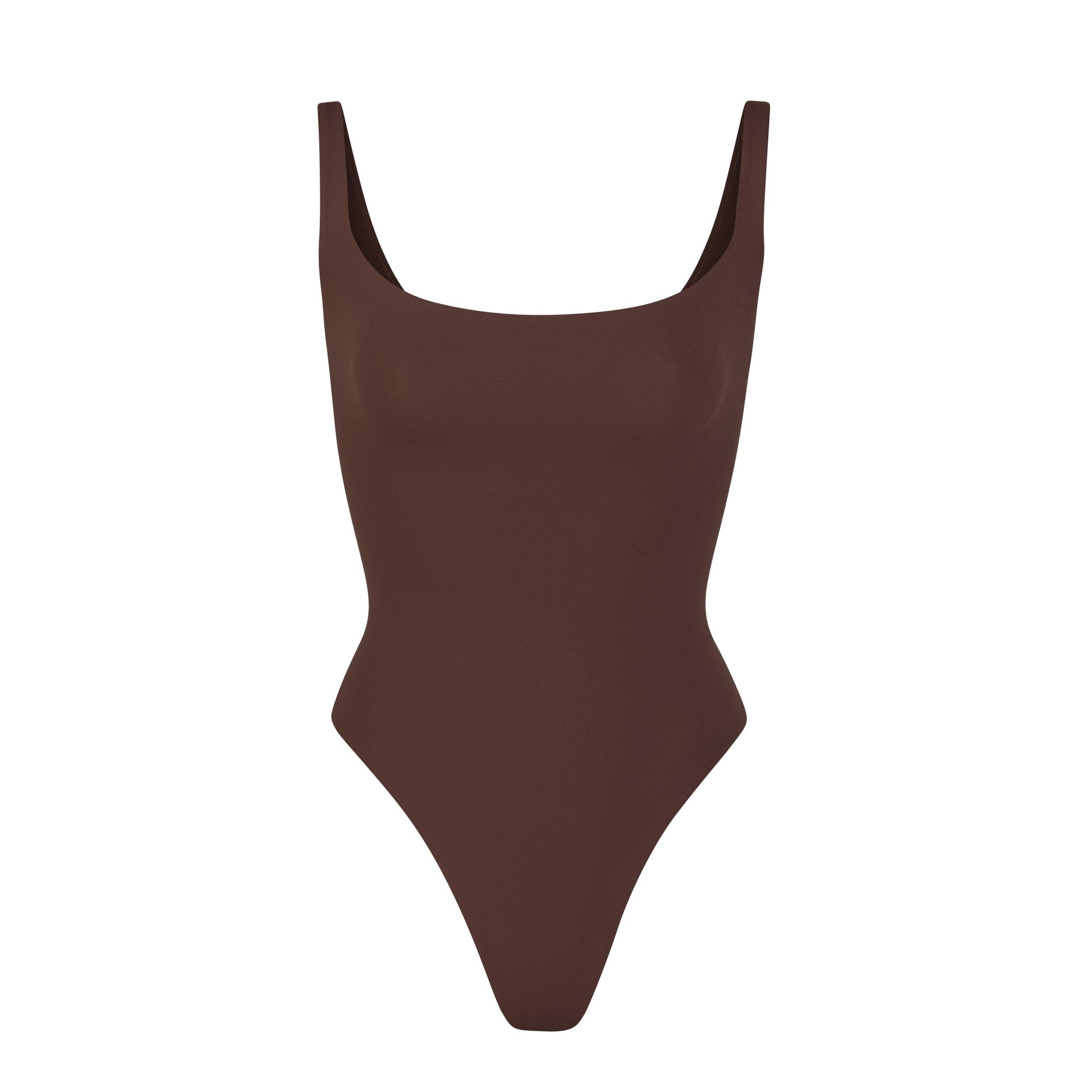 FITS EVERYBODY SQUARE NECK BODYSUIT | COCOA