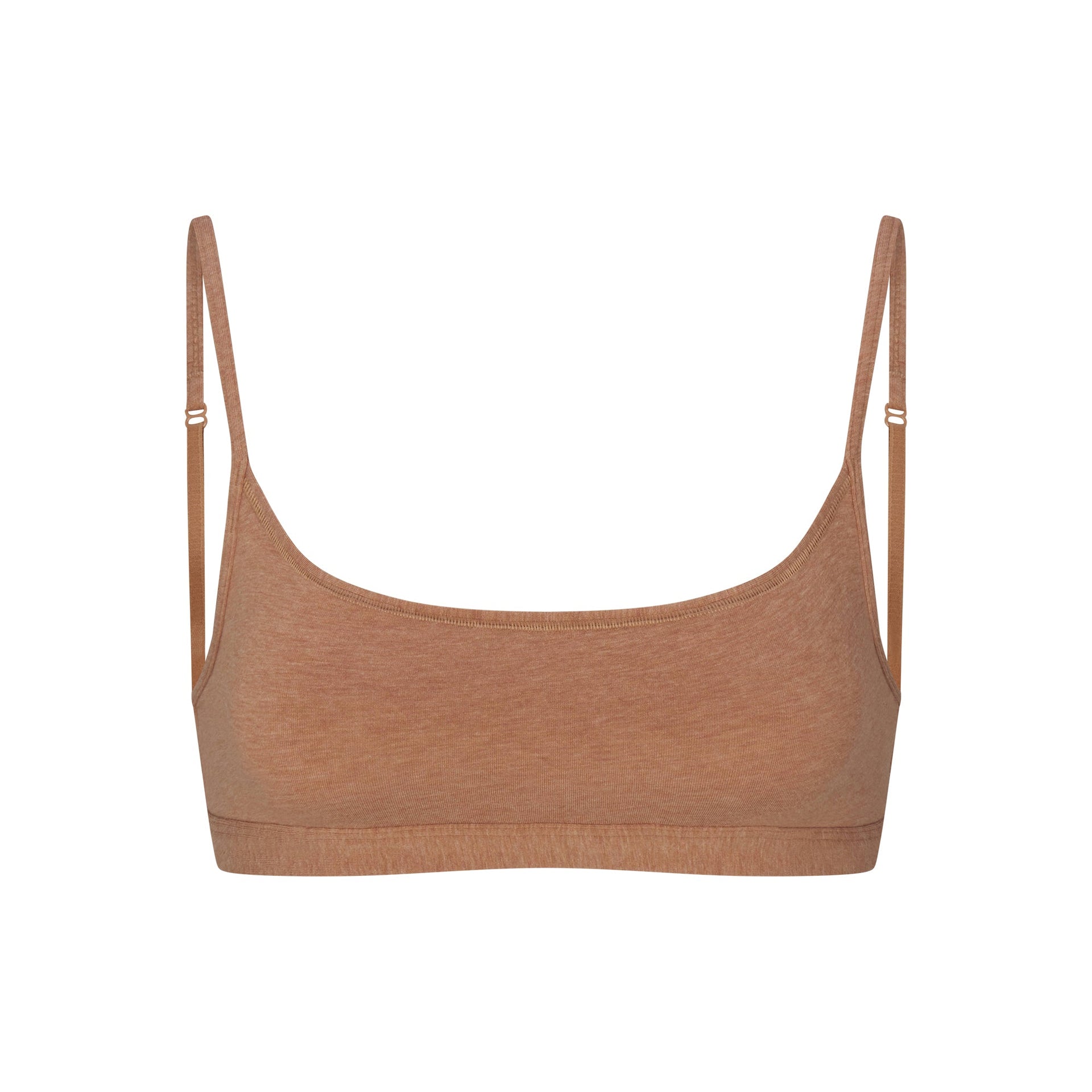 EVERYDAY COTTON SCOOP BRALETTE | SIENNA HEATHER