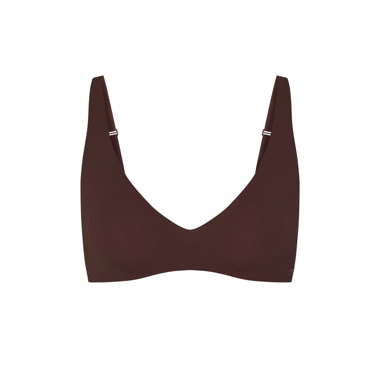 NAKED PLUNGE BRALETTE | COCOA