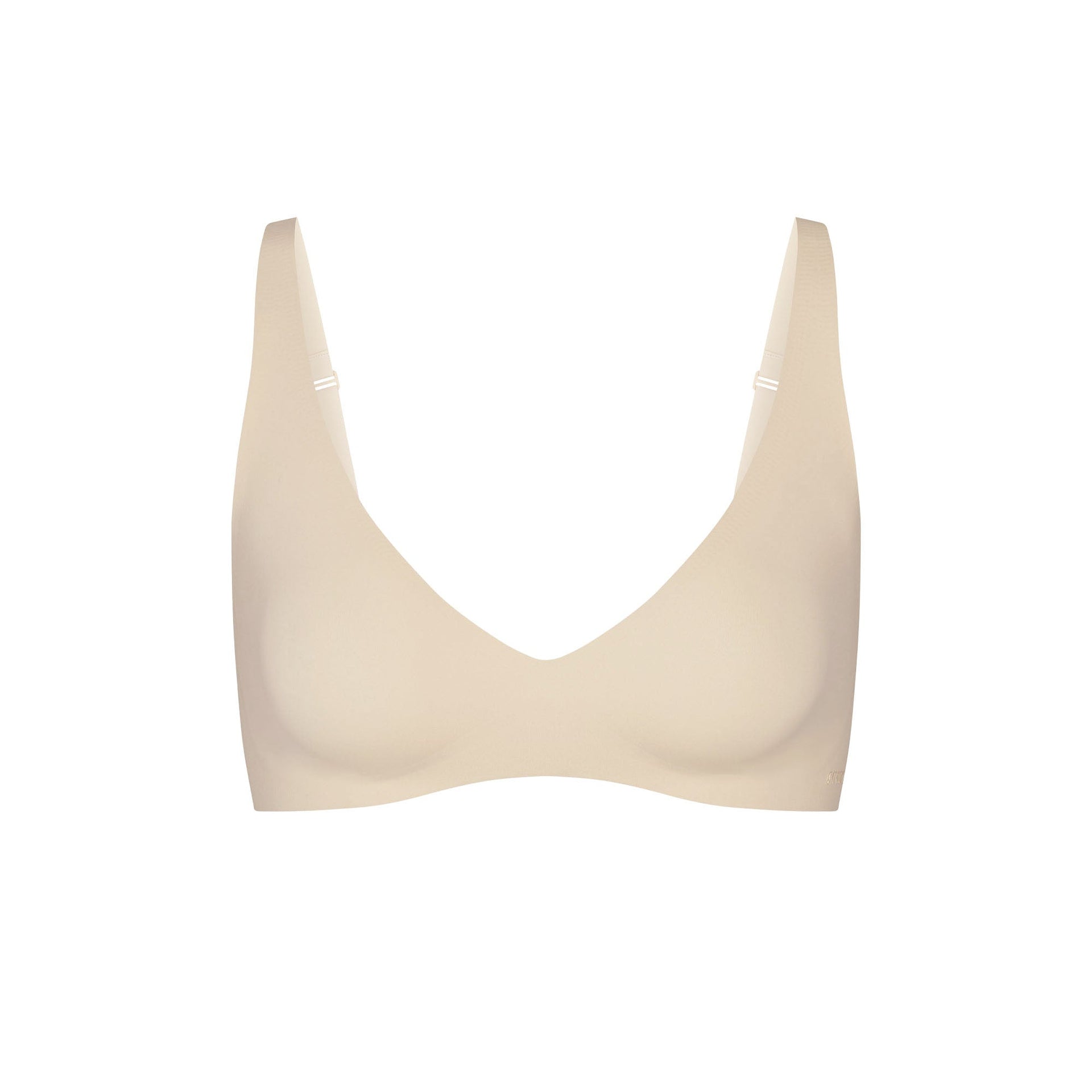 NAKED PLUNGE BRALETTE | SAND