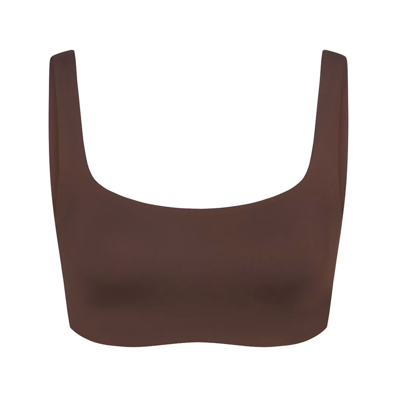 NikeSKIMS MATTE SCOOP BRALETTE | DARK SEPIA