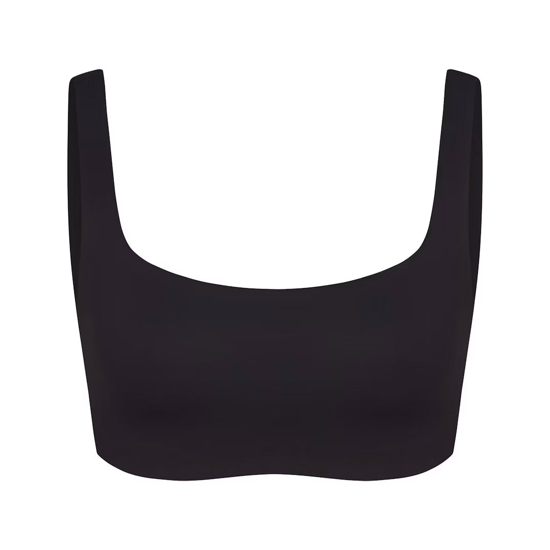 NikeSKIMS MATTE SCOOP BRALETTE | OBSIDIAN