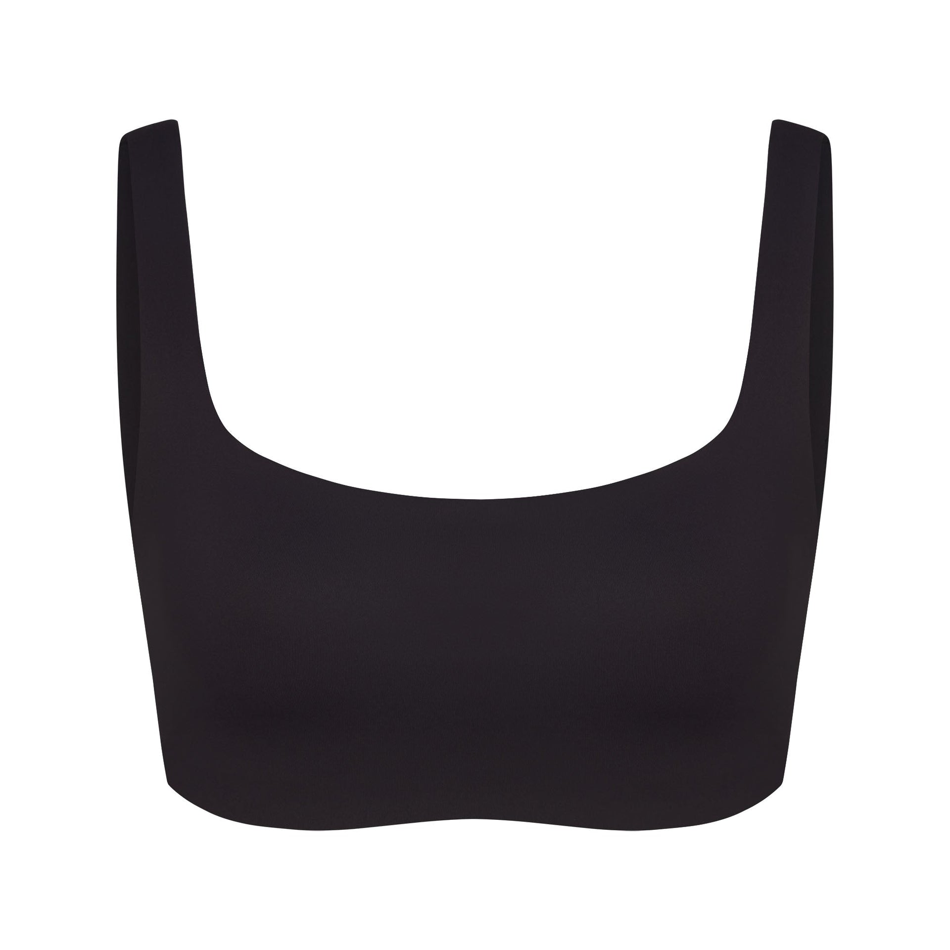 NikeSKIMS MATTE SCOOP NECK BRA | OBSIDIAN