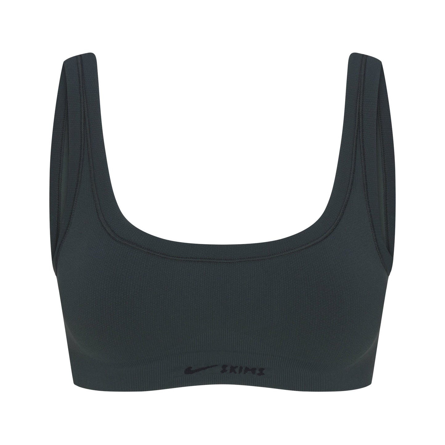 NikeSKIMS VINTAGE SEAMLESS SCOOP NECK BRA | DARK TEAL