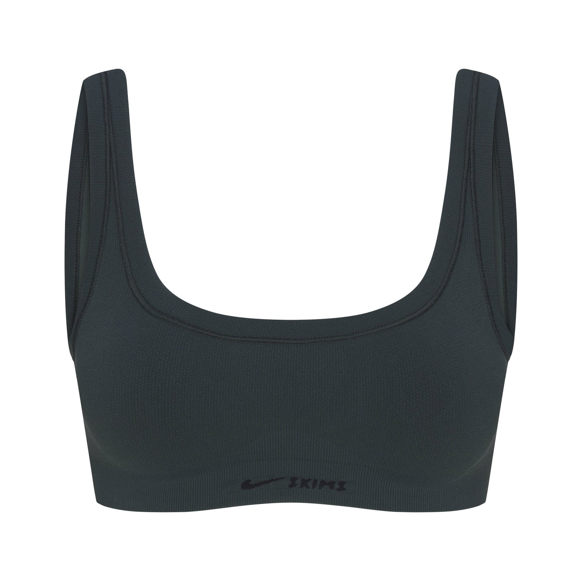 NikeSKIMS VINTAGE SEAMLESS SCOOP NECK BRA | DARK TEAL