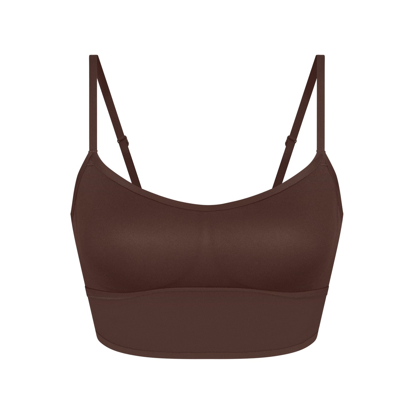 NikeSKIMS MATTE CAMI BRA TOP | DARK SEPIA