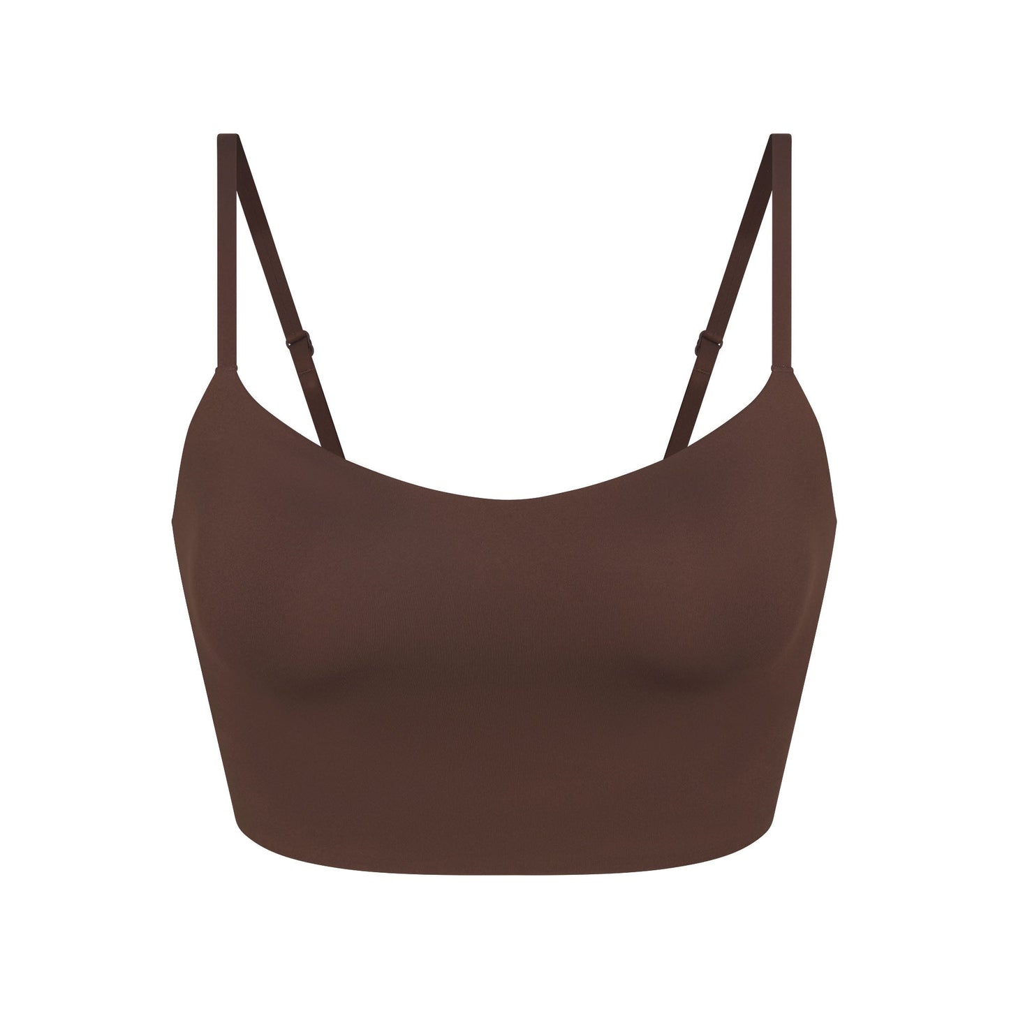 NikeSKIMS MATTE CAMI BRA TOP | DARK SEPIA