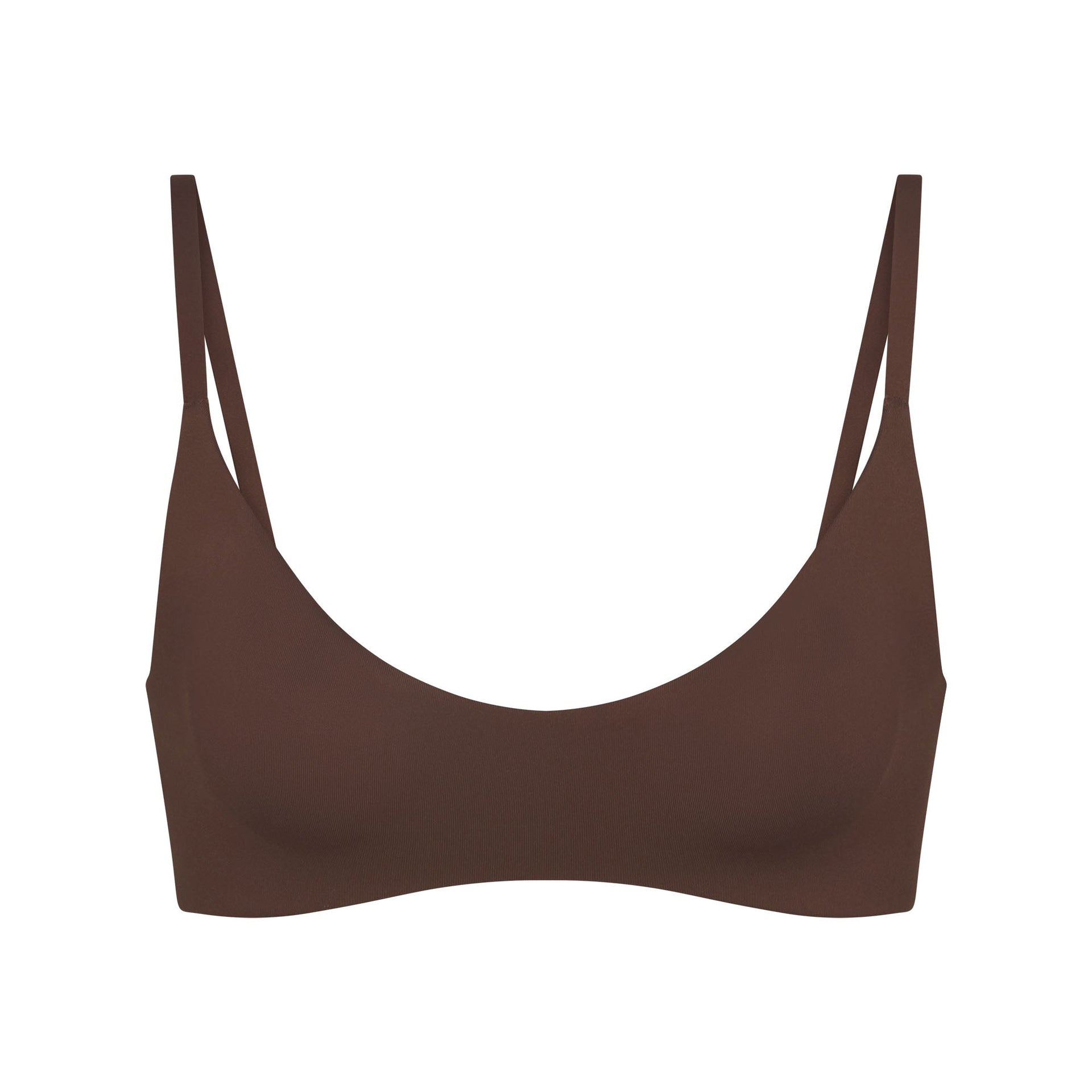 NikeSKIMS MATTE MICRO SCOOP BRA | DARK SEPIA