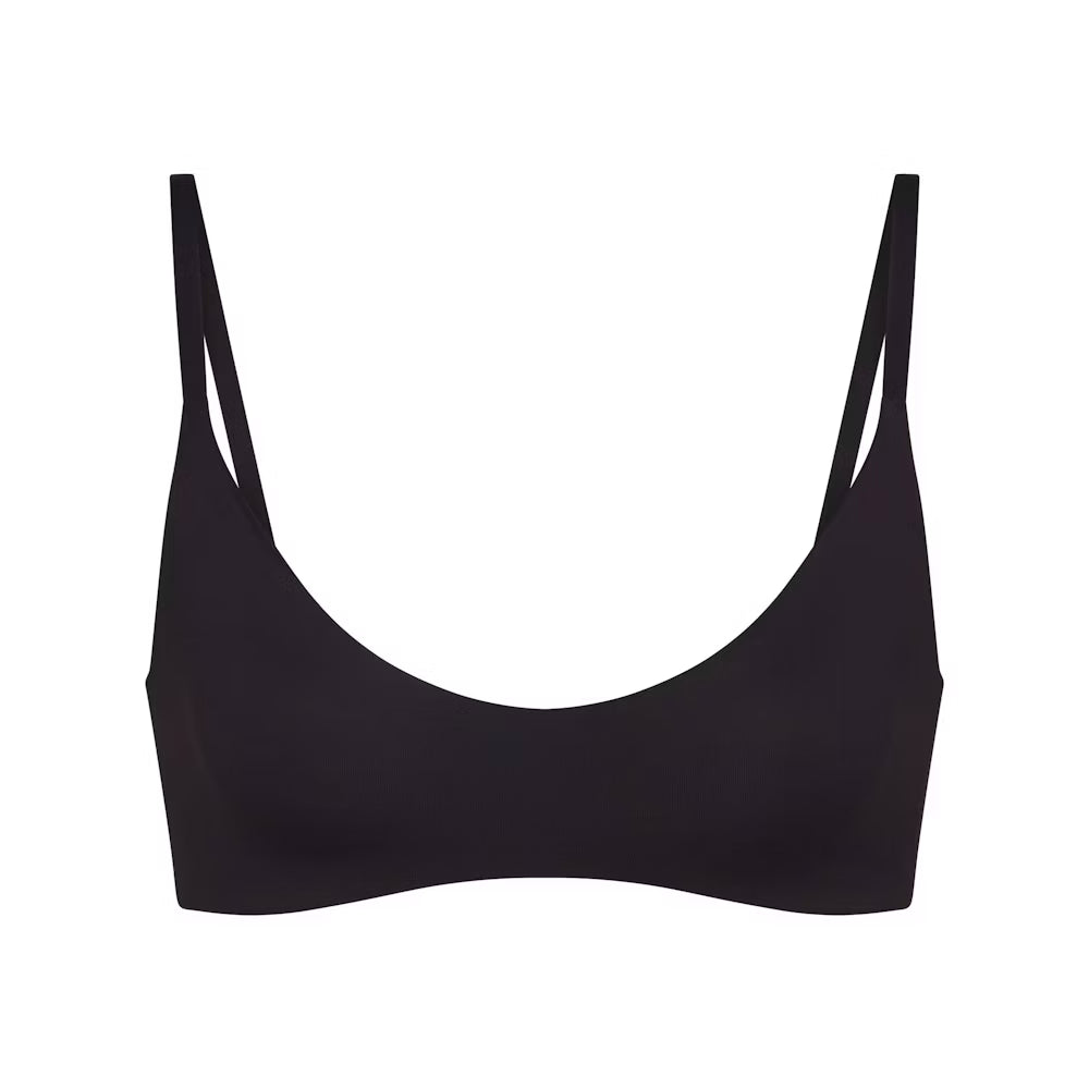 NikeSKIMS MATTE MICRO SCOOP BRALETTE | OBSIDIAN