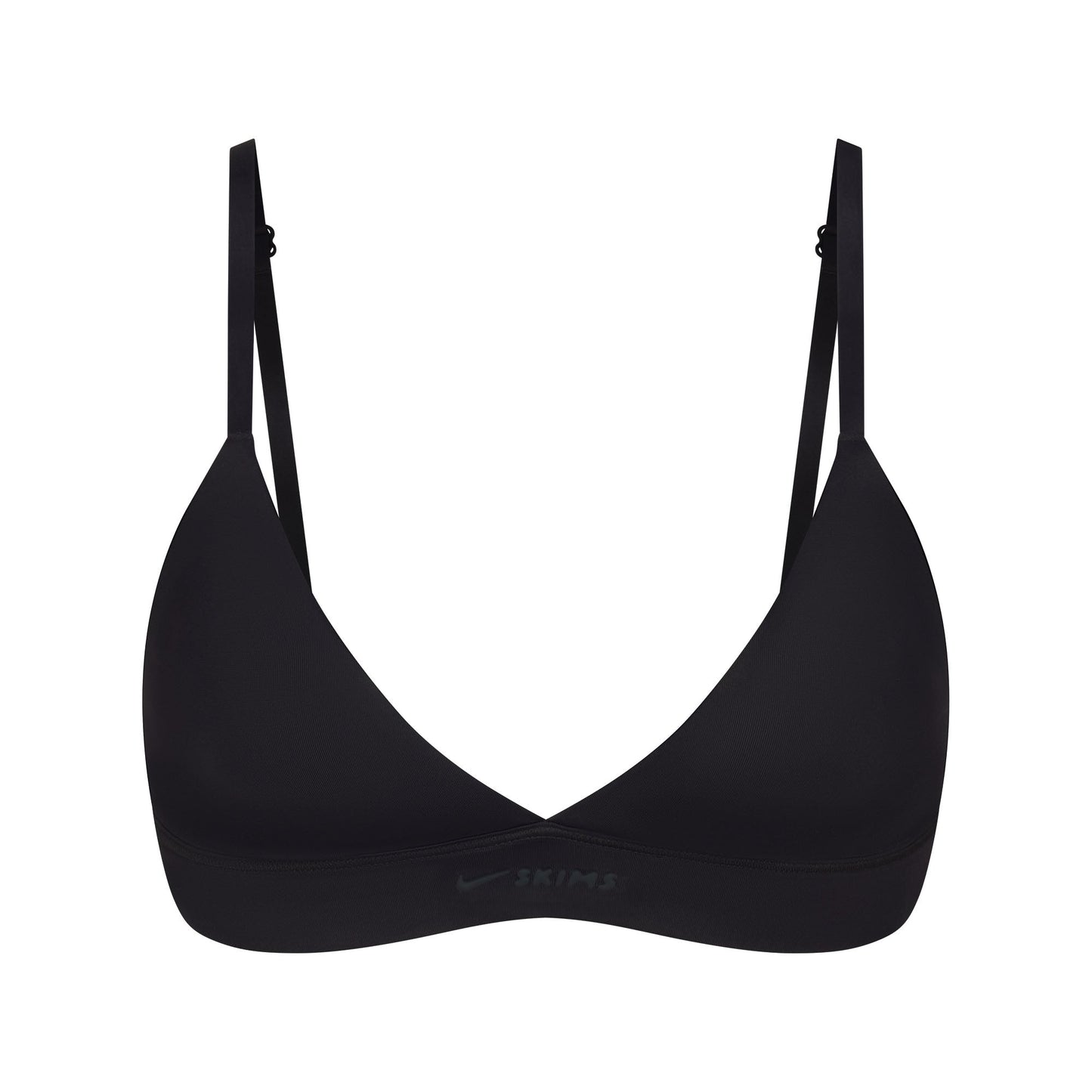 NikeSKIMS SHINE TRIANGLE BRA | OBSIDIAN