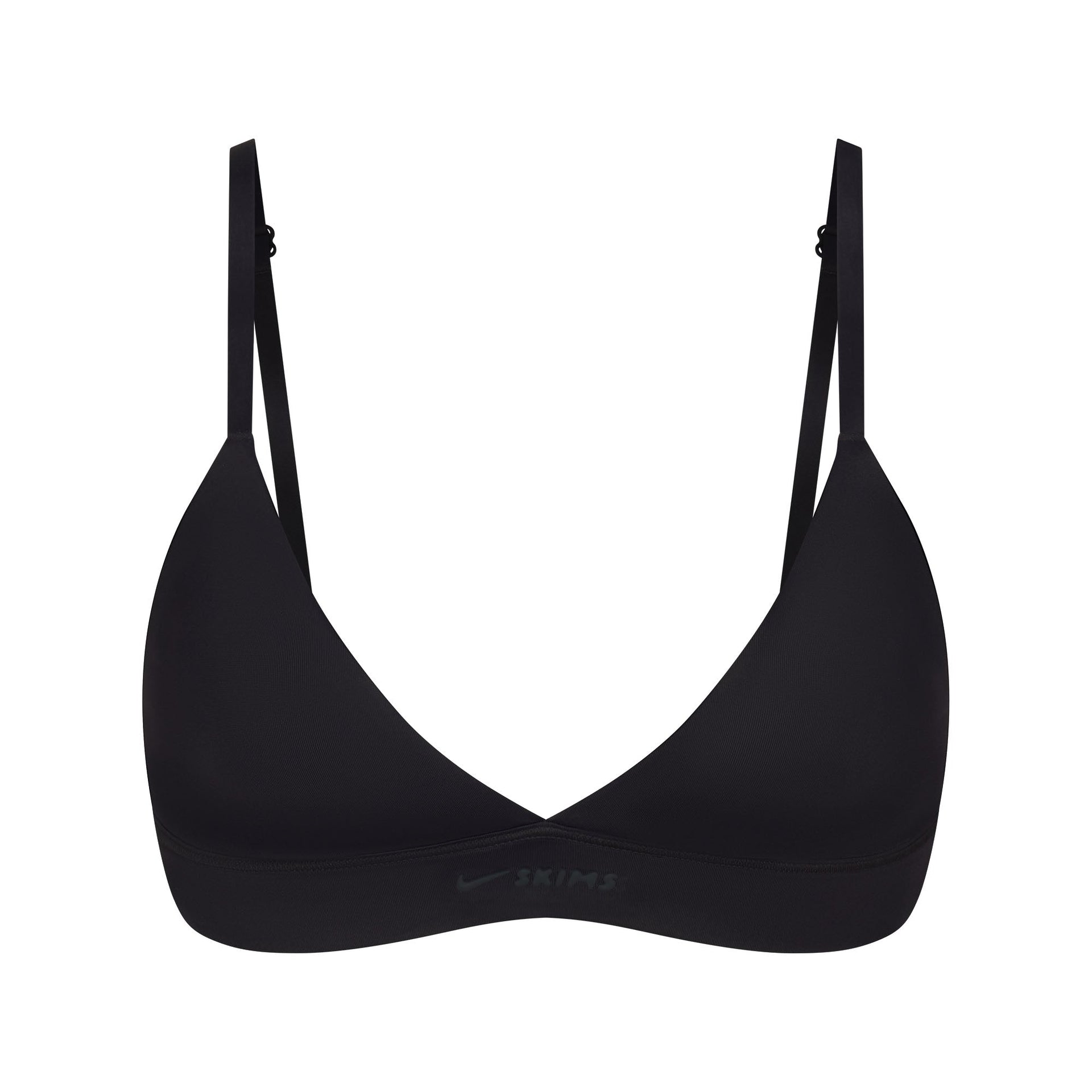 NikeSKIMS SHINE TRIANGLE BRA | OBSIDIAN