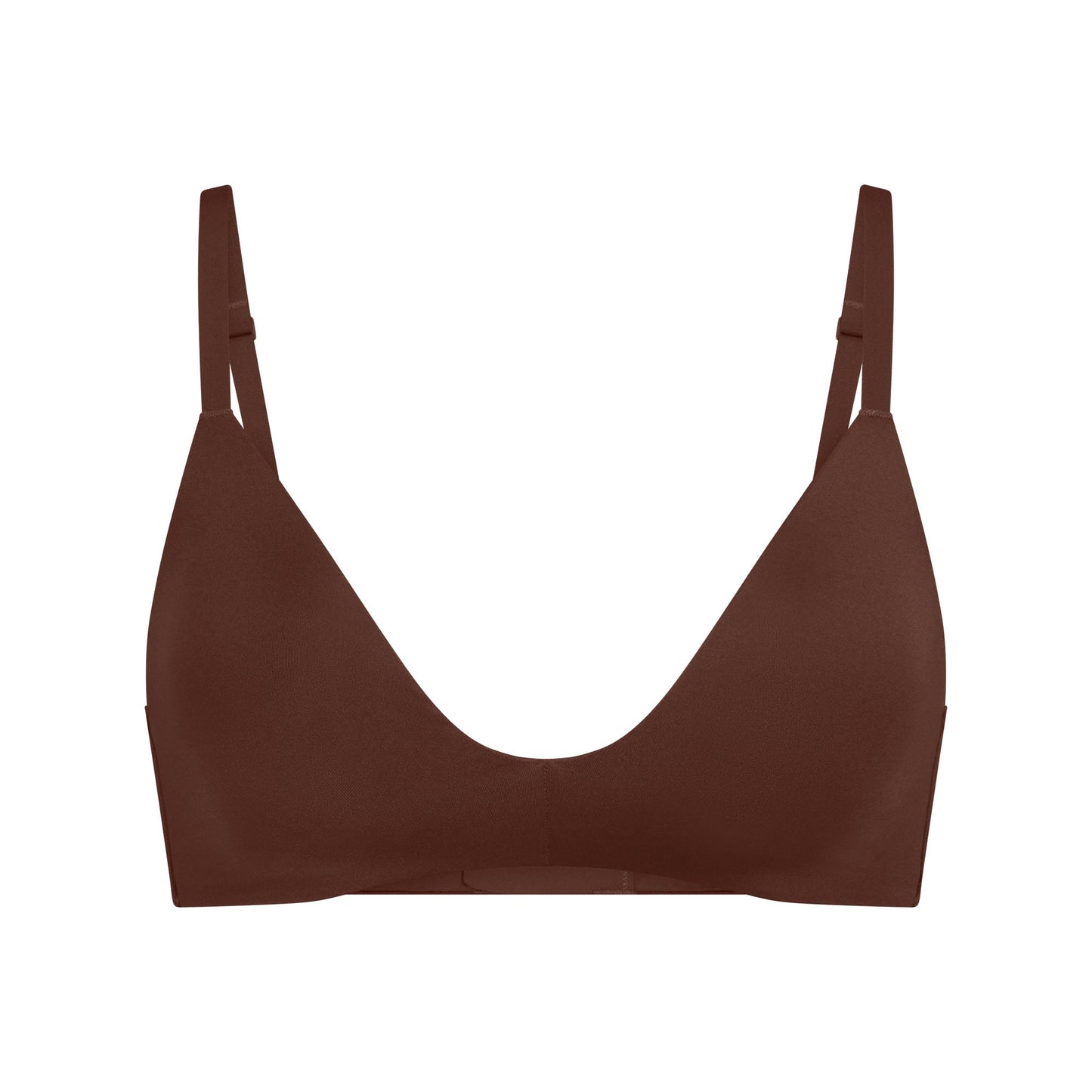 WIRELESS FORM T-SHIRT DEMI BRA | COCOA