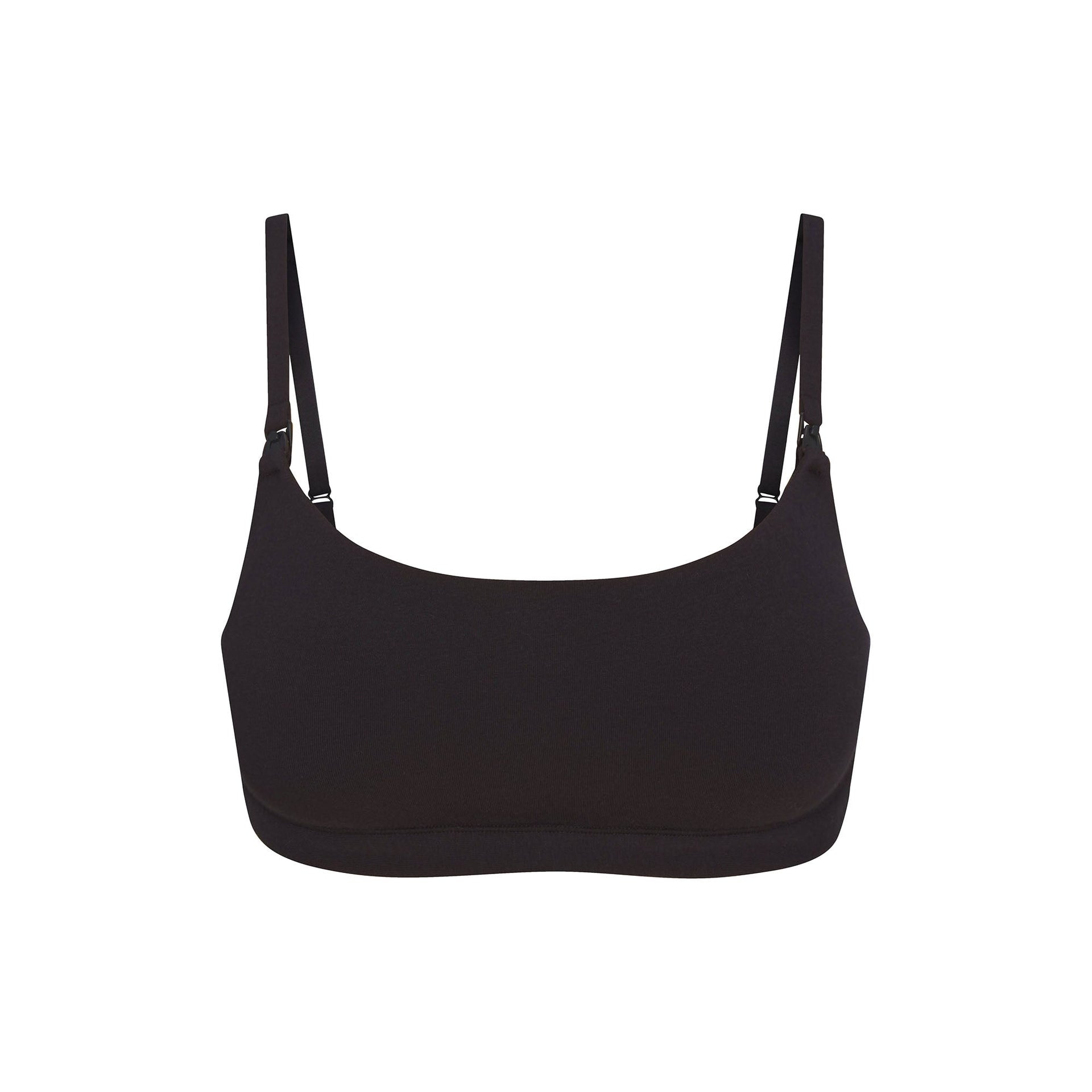 COTTON JERSEY MATERNITY NURSING SCOOP BRALETTE | SOOT