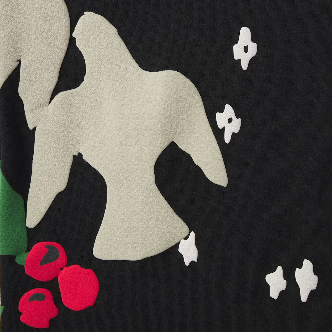 CACTUS PLANT FLEA MARKET X SKIMS COTTON FLEECE STRAIGHT LEG PANT | ONYX GINGERBREAD PRINT