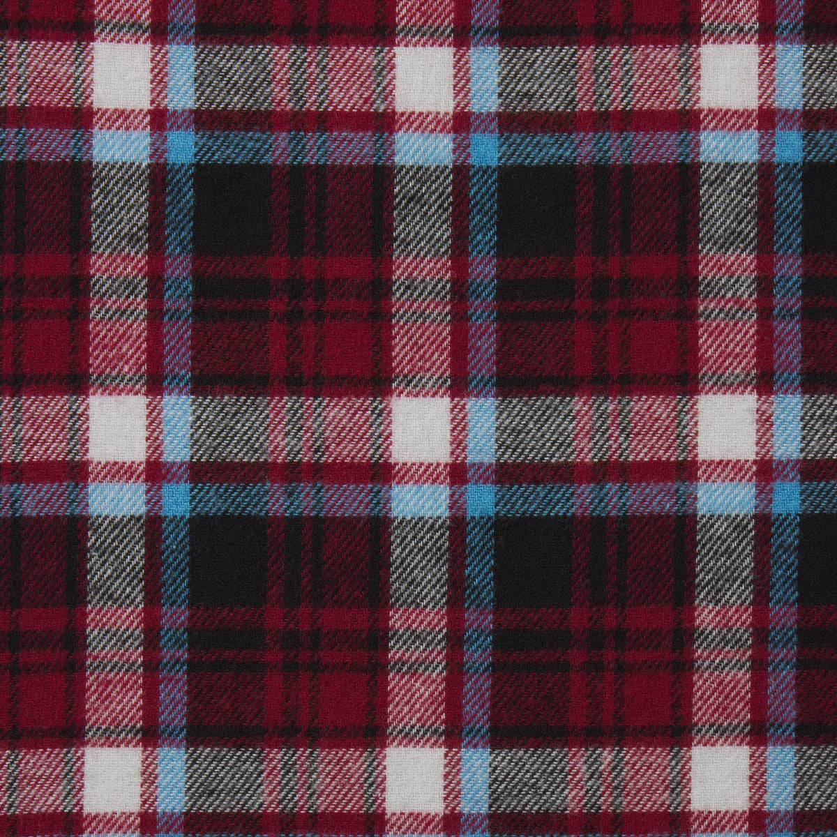 FLANNEL SLEEP DRAWSTRING SHORT | DARK CARDINAL QUARTZ PLAID