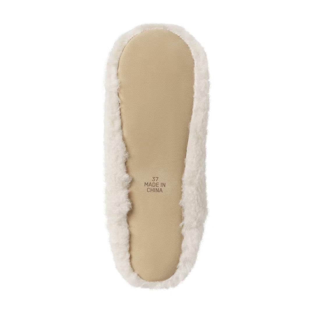 CACTUS PLANT FLEA MARKET X SKIMS SHERPA SLIPPER | MARBLE TEDDY BEAR PRINT