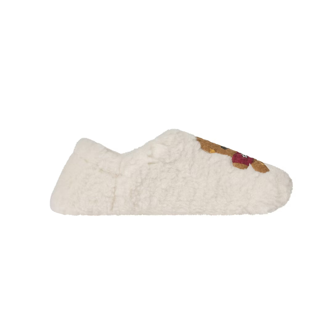 CACTUS PLANT FLEA MARKET X SKIMS SHERPA SLIPPER | MARBLE TEDDY BEAR PRINT